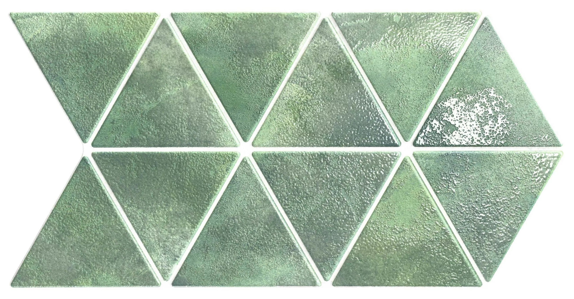 Carrelage Effet Zellige Triangle Craft Jungle 48.5x28 cm de Realonda