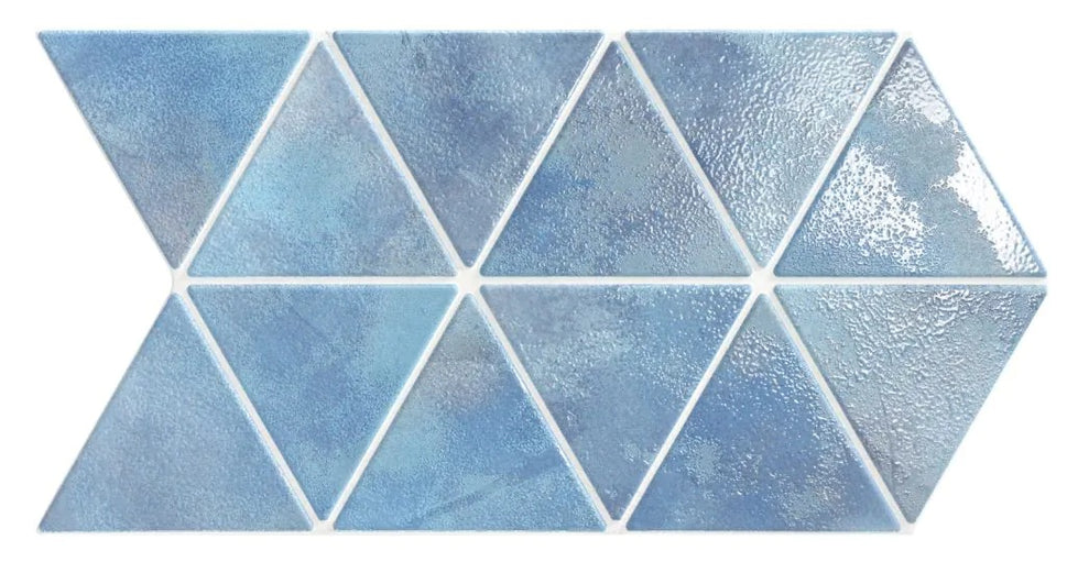 Echantillon Carrelage Effet Zellige Triangle 48,5x28 cmCraft Sky