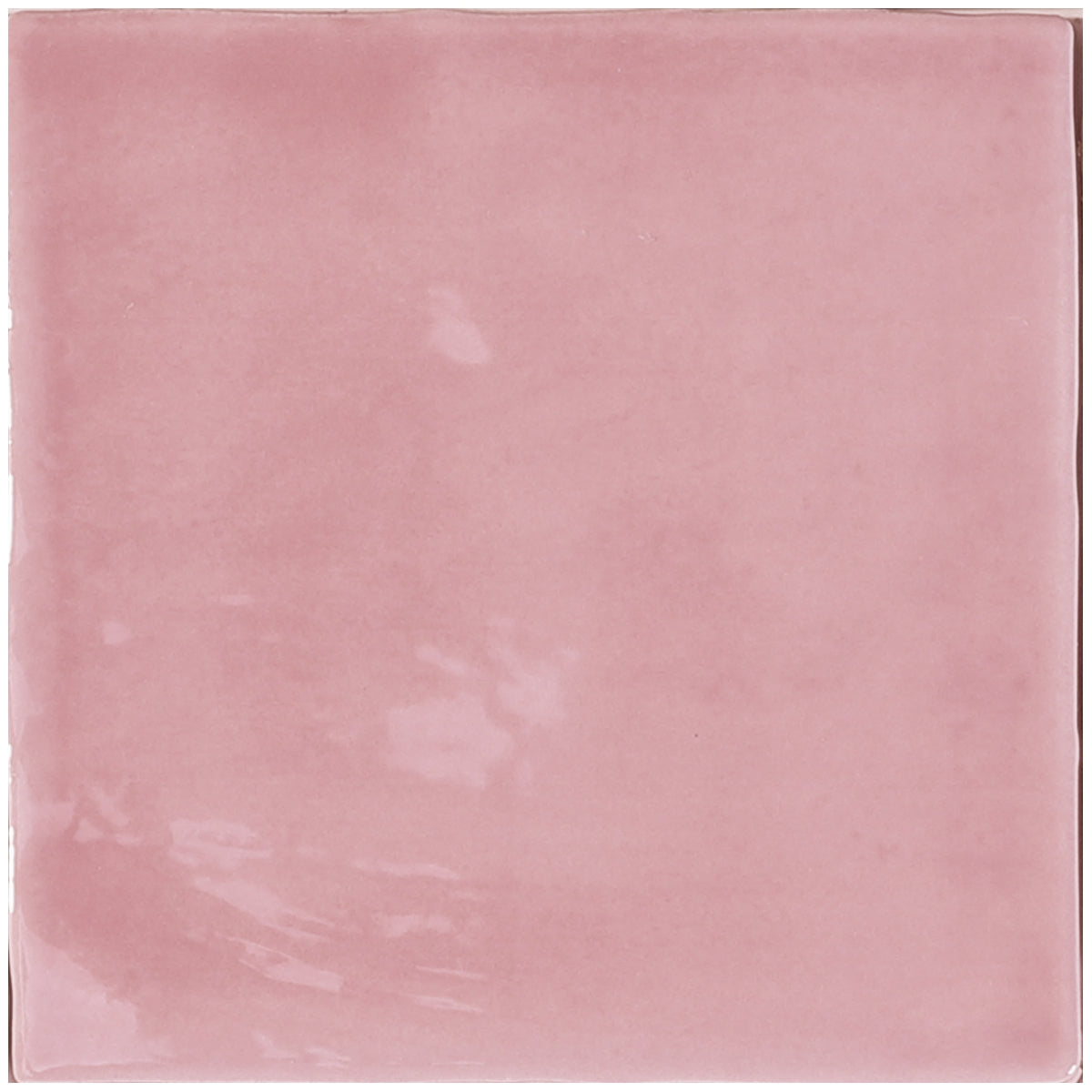 Carrelage Effet Zellige Brillant Tabarca Rosa 15x15 cm de Dune
