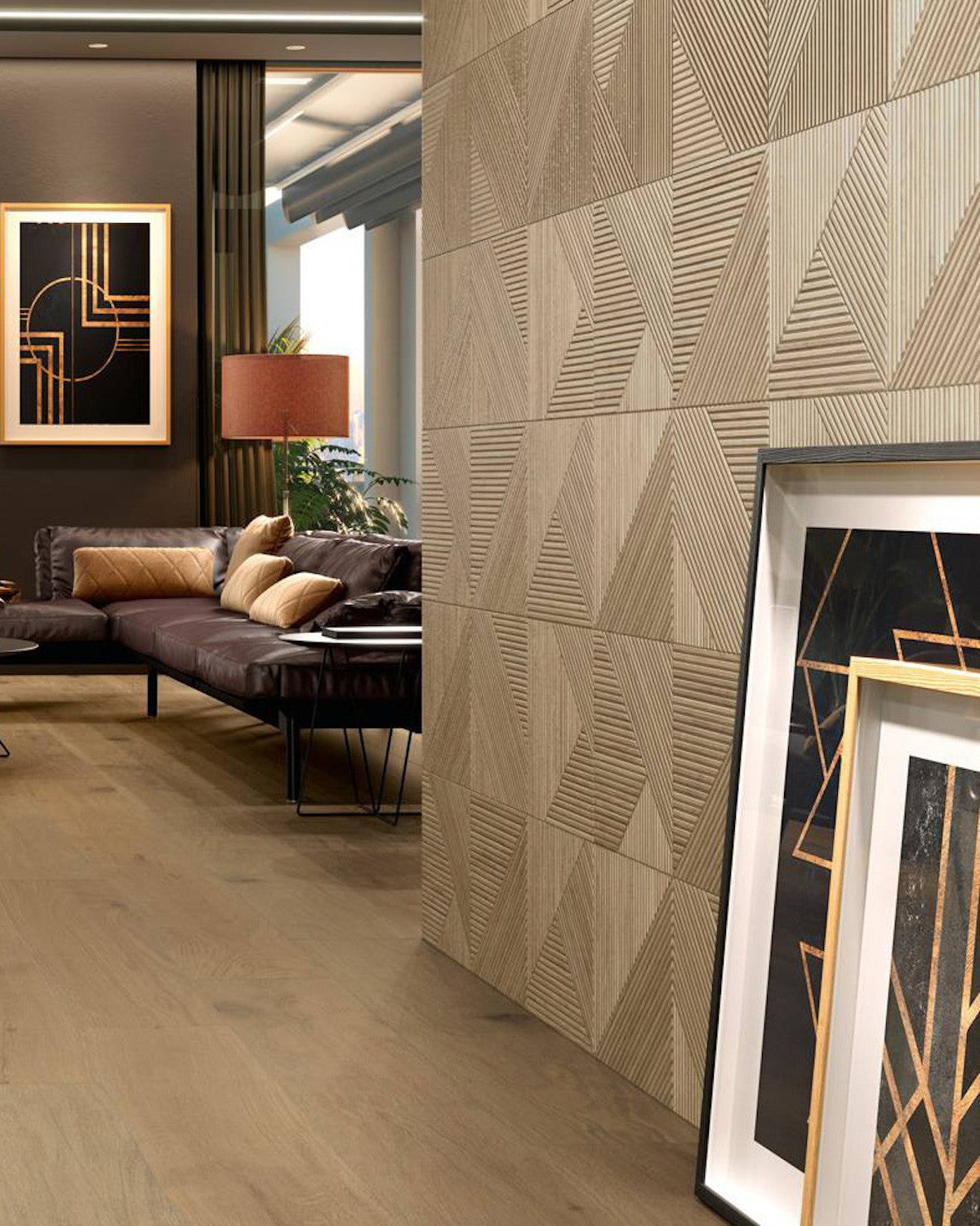 Carrelage Terrasse effet Bois Tangram Wood 44x44 cm de Realonda