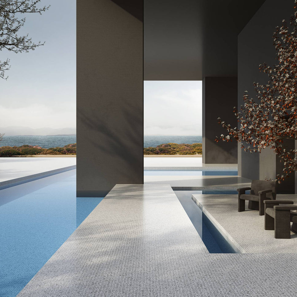 Mosaïque Emaux de verre Terrazzo Gravel