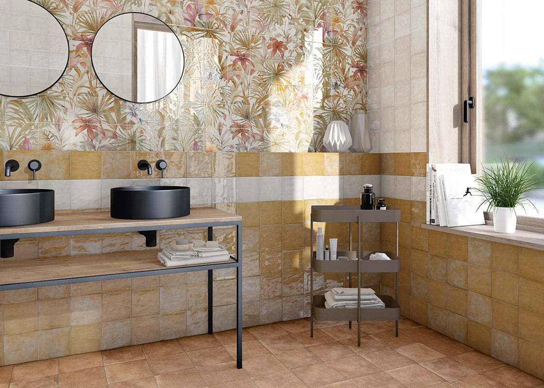 Carrelage Effet Zellige Mahon Blanco 15x15 cm de Mainzu