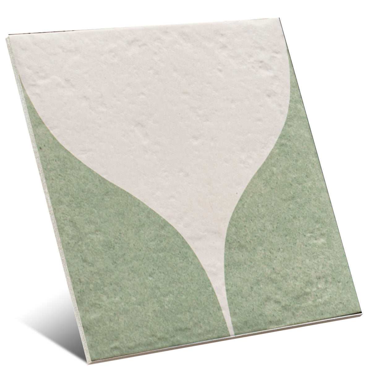 Carrelage Effet Carreau de ciment Green Garden Decor Green Two 20x20 cm de Mainzu