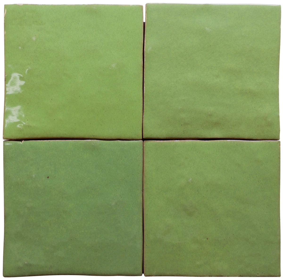 Faience Murale Zelij Verde Hierba 10x10 cm de Cevica