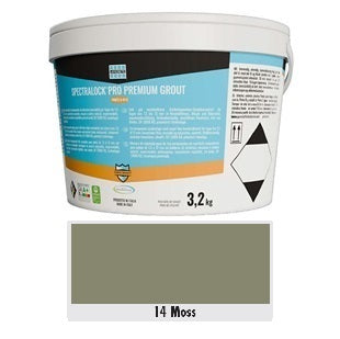 Joint époxy haute performance Spectralock Pro Premium Grout Moss de Laticrete