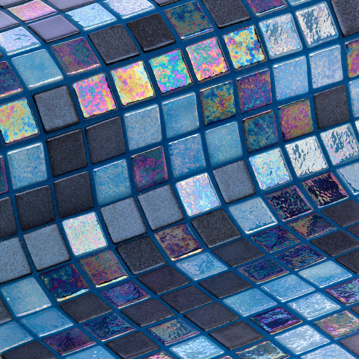 Mosaïque Emaux de verre Cocktail Blue Lagoon