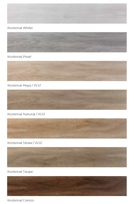 Effet Parquet Kootenai Mat ou antidérapant (7 coloris)