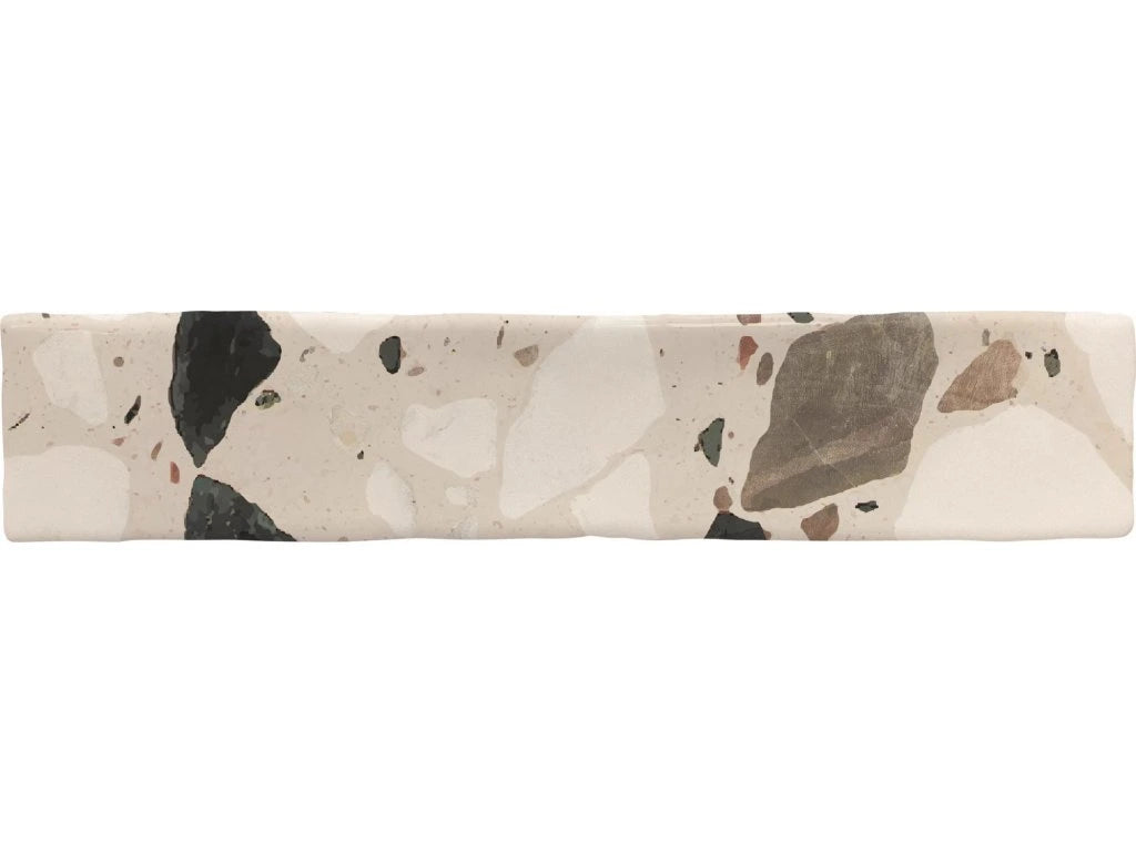 Carrelage Effet Terrazzo Ducal Escarlata 5x25 cm