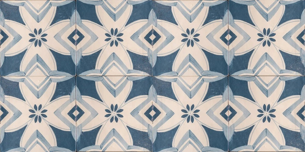 Carrelage Effet Carreau de ciment Marlow Carolina 11,5x11,5 cm de Nanda Tiles
