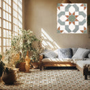 Carrelage Effet Carreau Ciment Andalusia Yara 20x20 cm de Nanda Tiles20x20 cm Boite 0.52 m²