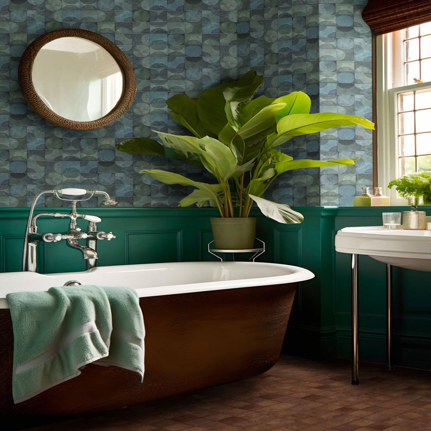 Carrelage Effet Zellige Amantina Arianni 10x10 cm de Nanda Tiles