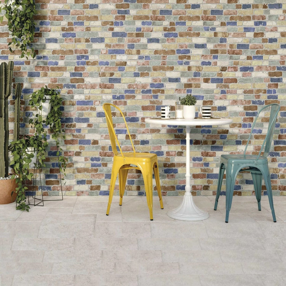 Carrelage Parement Mural Effet Pierre Brique Manhattan Color 31x56 cm de Realonda