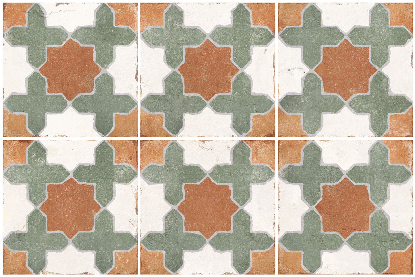 Carrelage Effet Carreau Ciment Andalusia Nadia 20x20 cm de Nanda Tiles