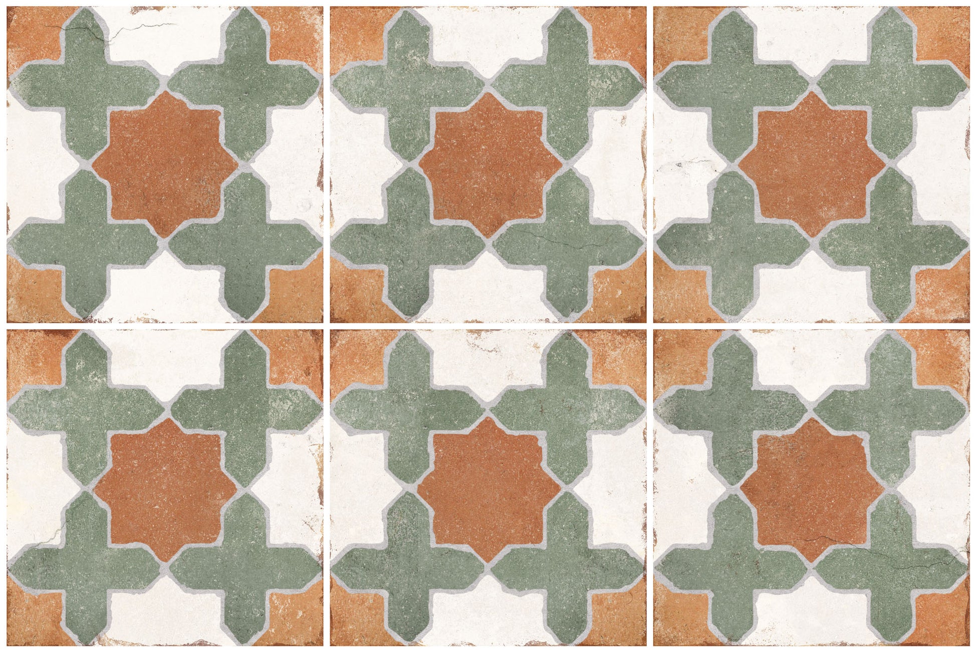 Carrelage Effet Carreau Ciment Andalusia Nadia 20x20 cm de Nanda Tiles