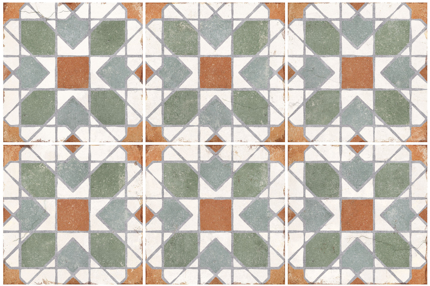 Carrelage Effet Carreau Ciment Andalusia Teulet 20x20 cm de Nanda Tiles