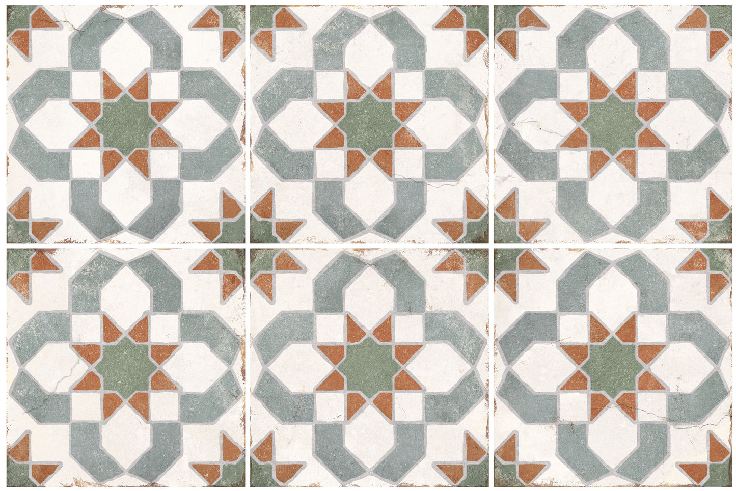 Carrelage Effet Carreau Ciment Andalusia Yara 20x20 cm de Nanda Tiles