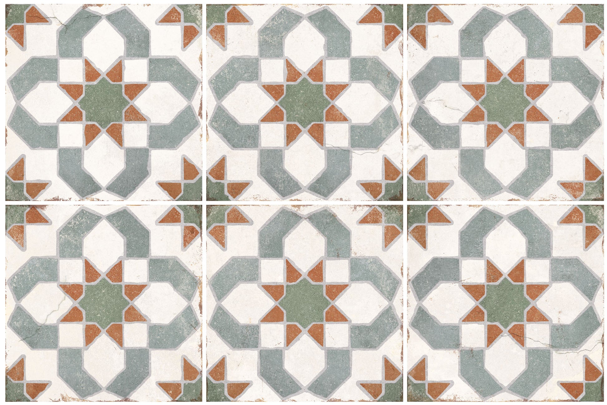 Carrelage Effet Carreau Ciment Andalusia Yara 20x20 cm de Nanda Tiles