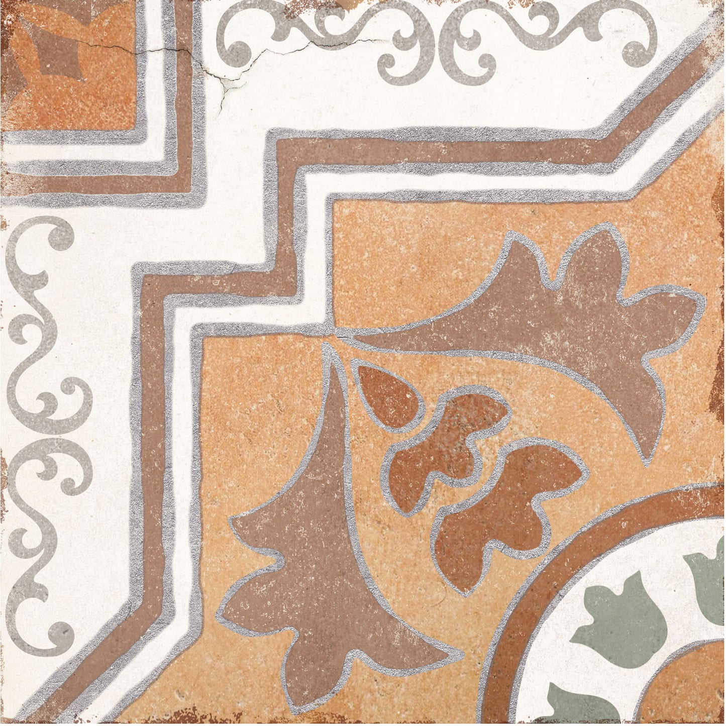 Carrelage Effet Carreau Ciment Andalusia Zahara 20x20 cm de Nanda Tiles