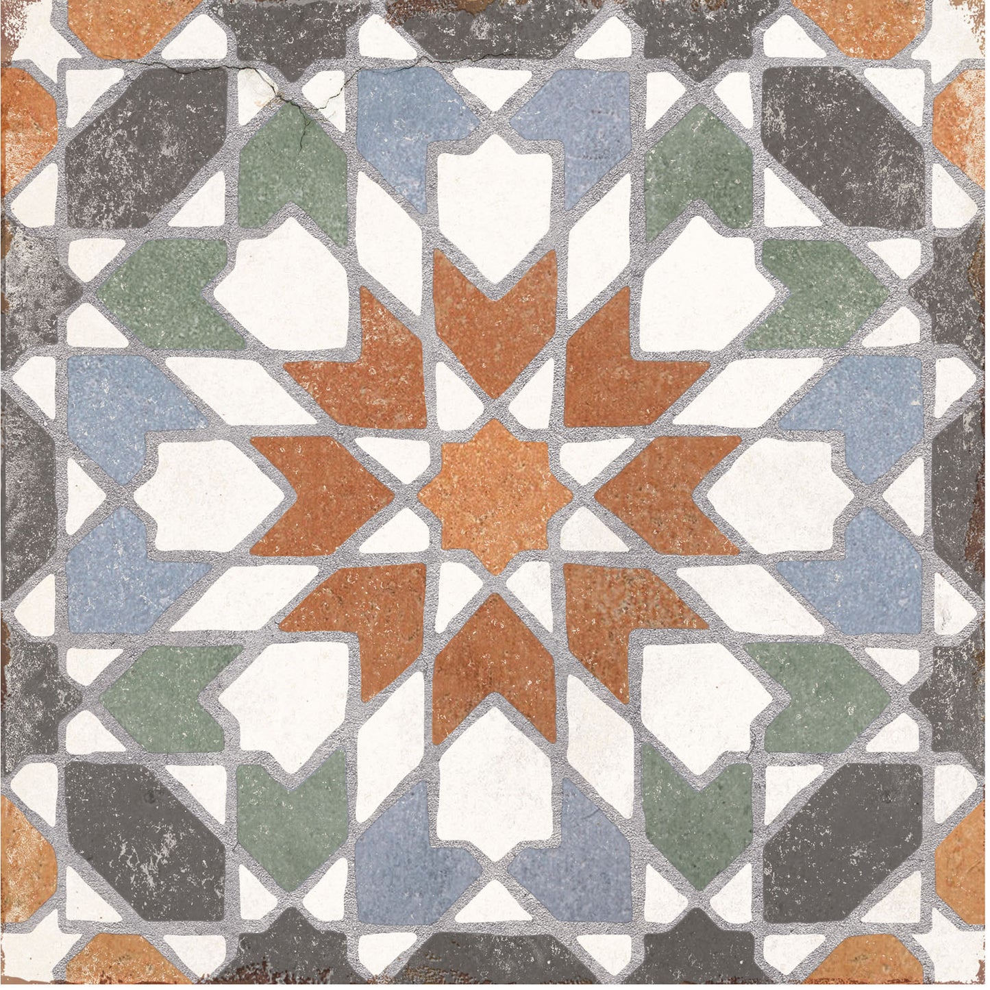 Carrelage Effet Carreau Ciment Andalusia Zaida 20x20 cm de Nanda Tiles