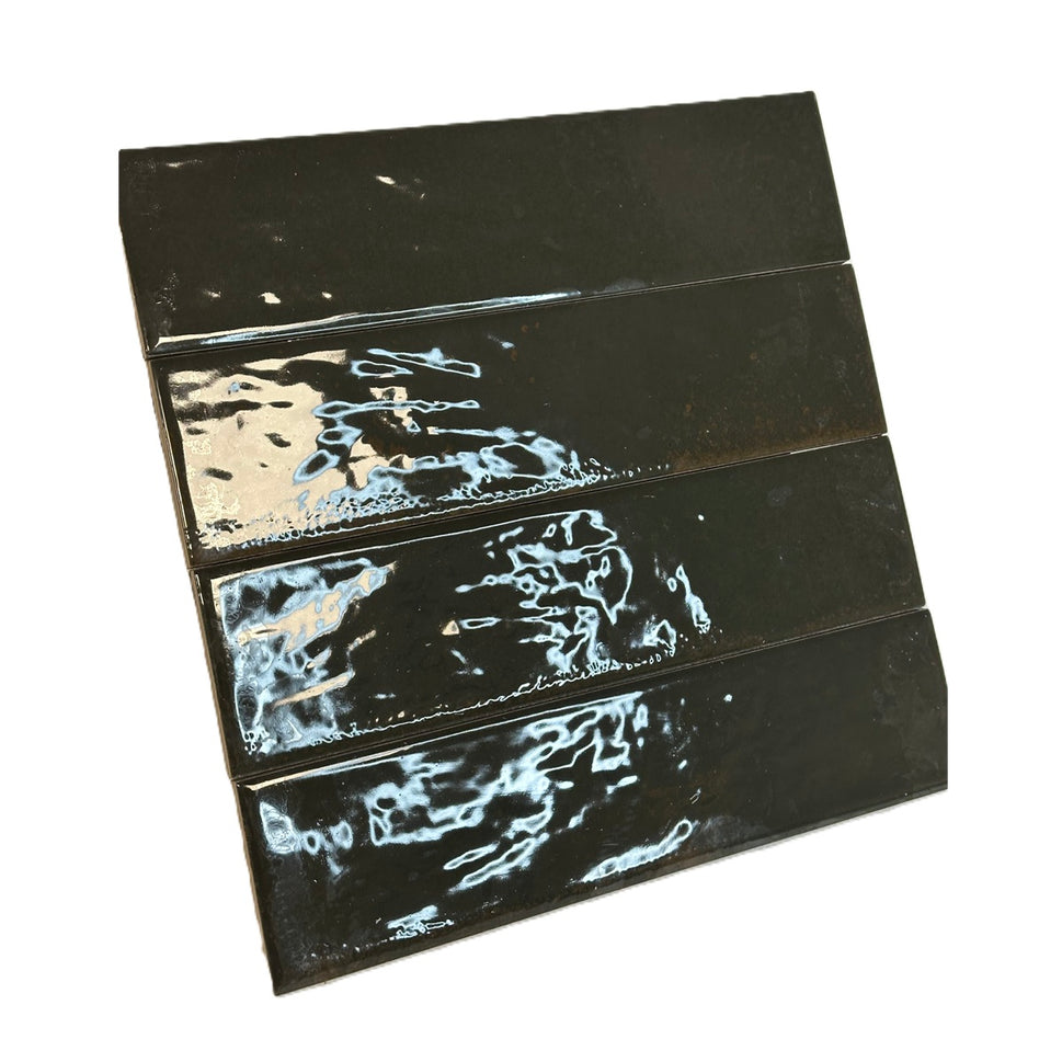 Echantillon Carrelage Effet Zellige Asly 7,5x30 cm (6 coloris)Black