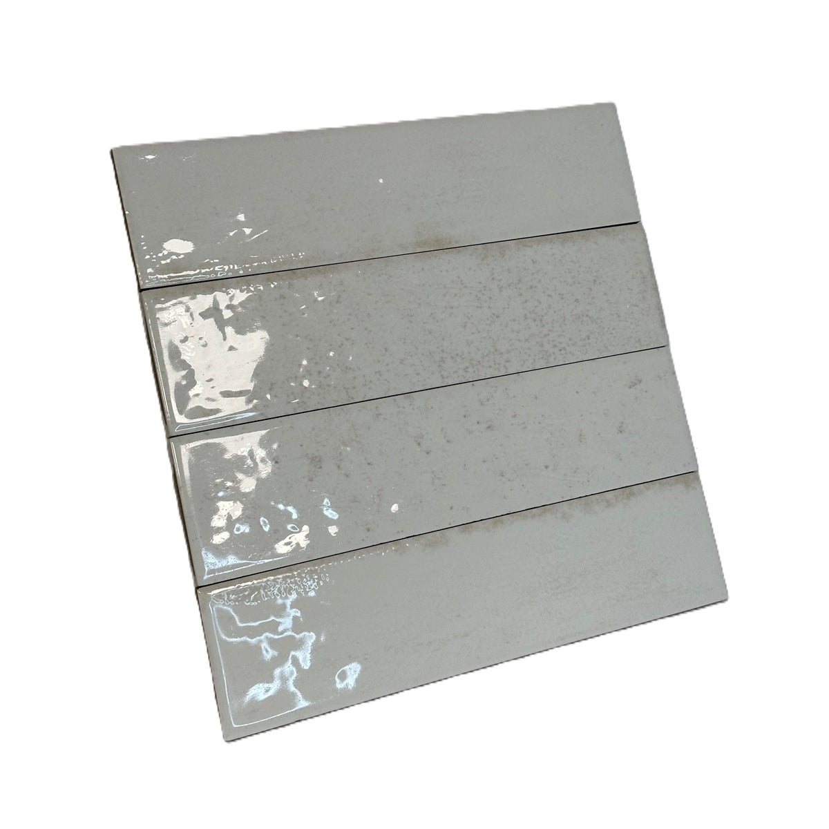 Carrelage Effet Zellige Asly White 7,5x30 cm de Ecoceramic