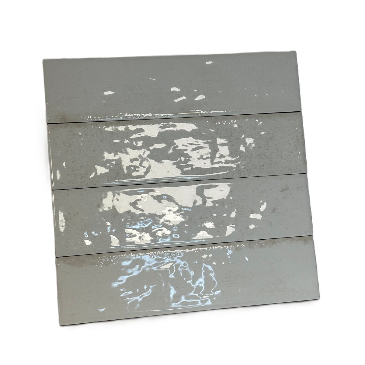 Carrelage Effet Zellige Asly White 7,5x30 cm de Ecoceramic