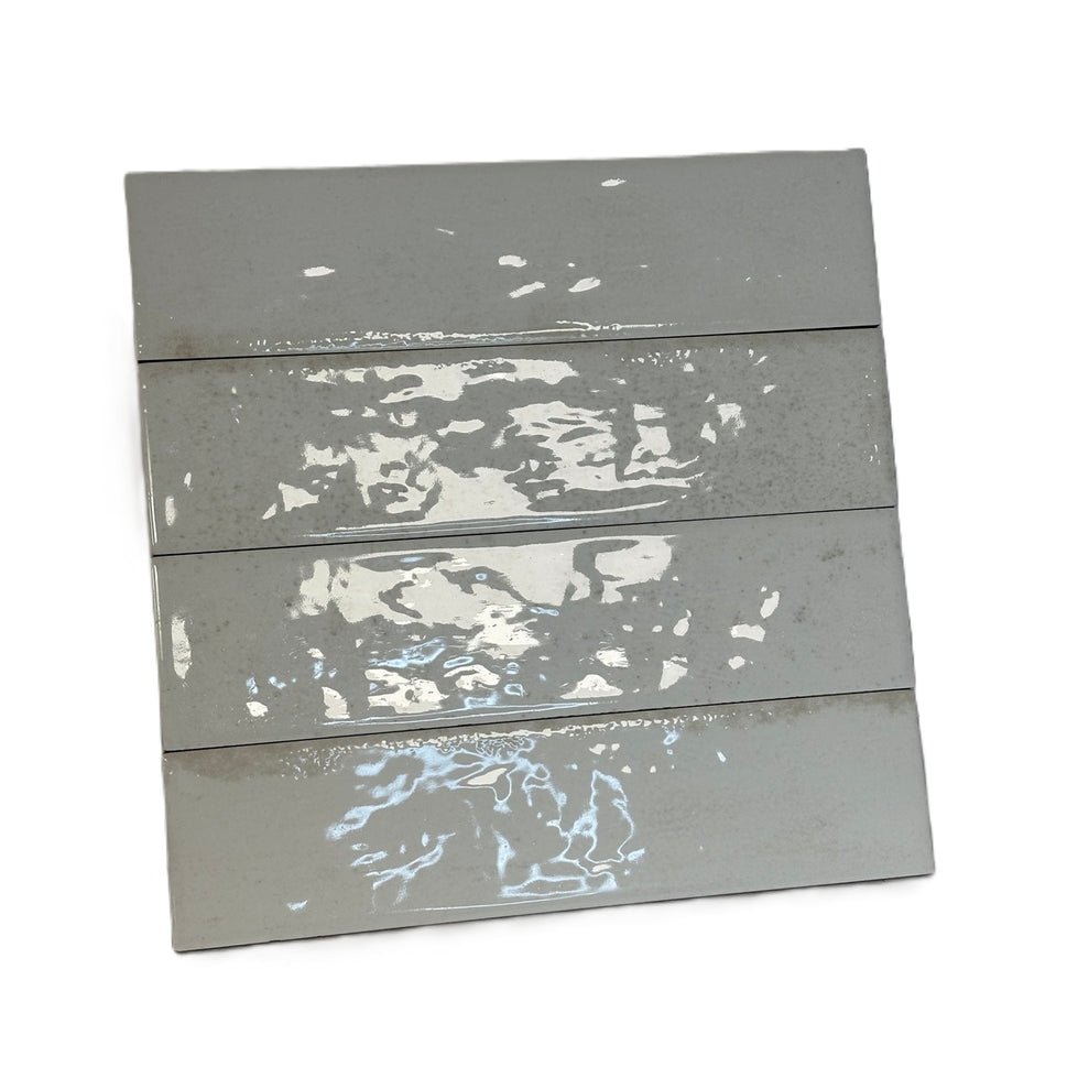 Echantillon Carrelage Effet Zellige Asly 7,5x30 cm (6 coloris)White