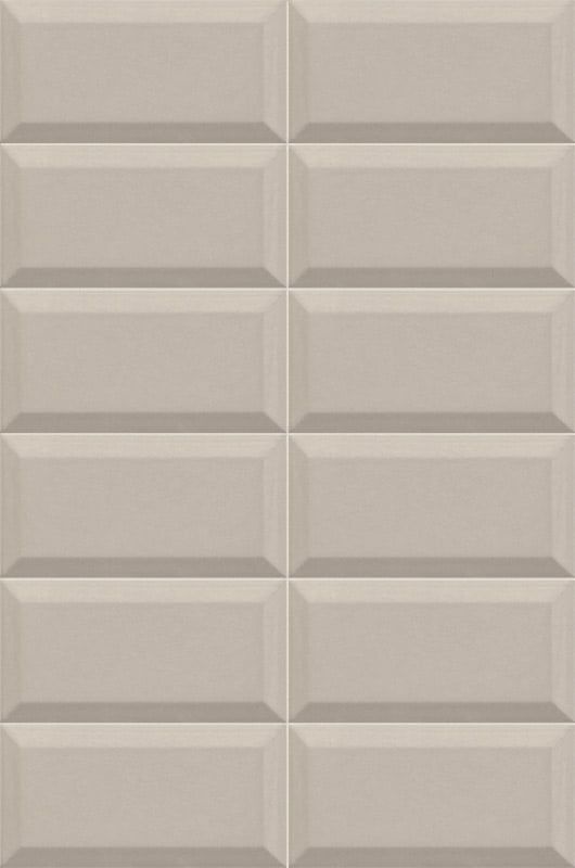 Carrelage Mural Metro Bissel Gris Plata Brillant 10x20 cm de Mainzu