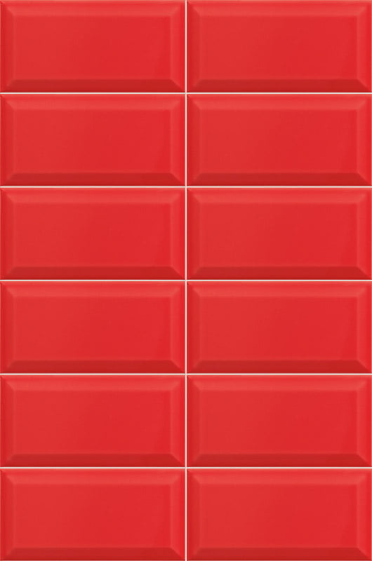 Carrelage Mural Metro Bissel Rubi Brillant 10x20 cm de Mainzu