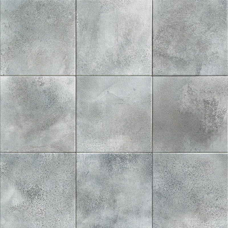 Carrelage Mural Décor Fleuri Tikida et unis 20x20 cm de Mainzu