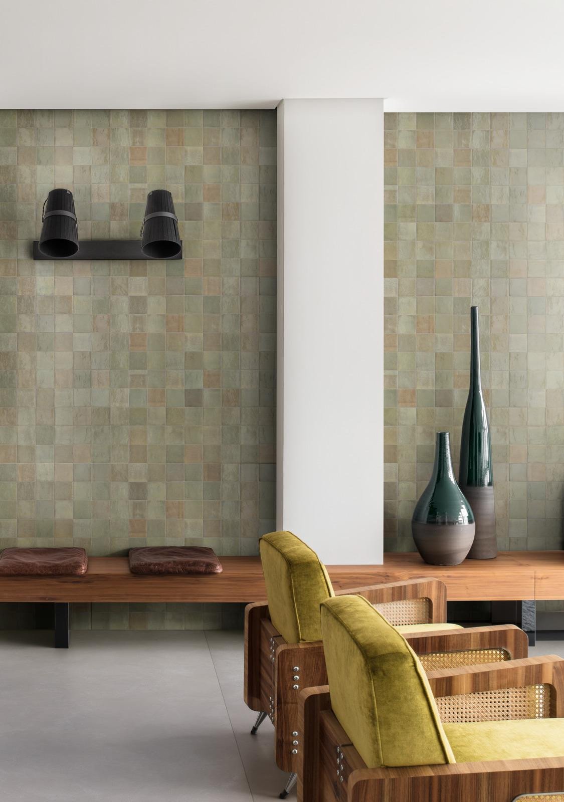 Carrelage Effet Zellige Salvia Lux 10x10 cm de Marazzi