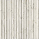 Echantillon Carrelage Effet Zellige Marbre Concav 15x30 cmConcav White