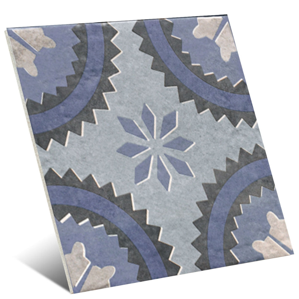 Carrelage Effet carreau de ciment Decor Water 20x20 cm de Mainzu