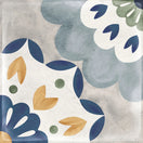 Echantillon Carrelage Effet Carreau de ciment Veranda 15x15 cm ( 5 decors)Veranda Alma