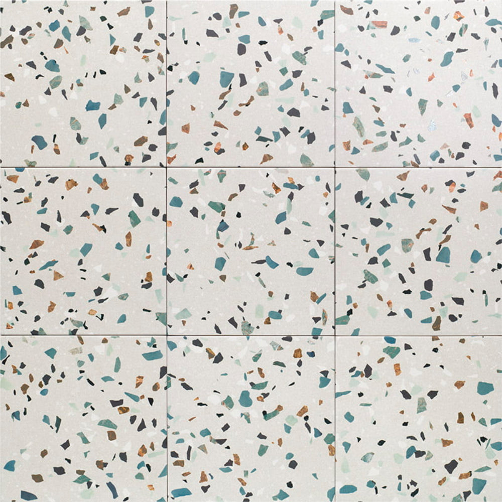 Carrelage Effet Terrazzo Dots Bianco 20x20 cm de Mainzu