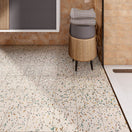 Carrelage Effet Terrazzo Dots Nude 20x20 cm de MainzuBoite de 1 m² / Dots Nude 20x20 cm