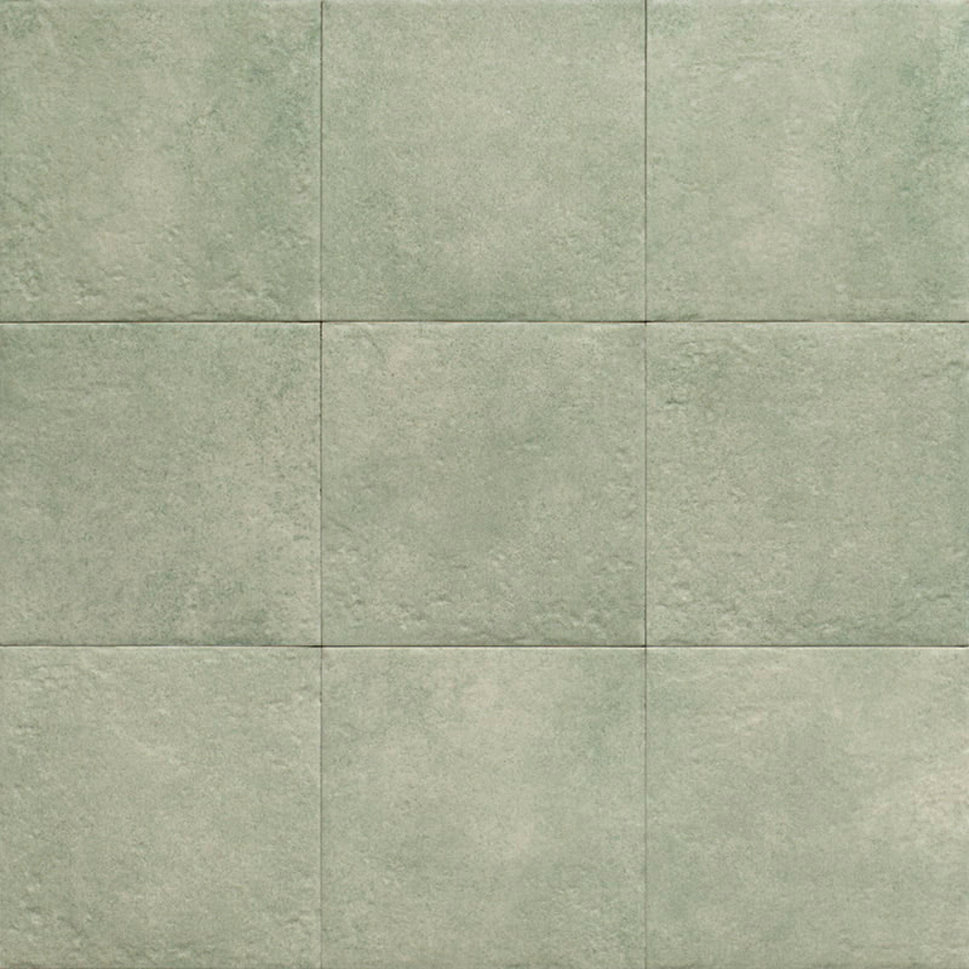 Carrelage Effet Carreau de ciment Green Garden Decor Green Two 20x20 cm de Mainzu20x20 cm Boite de 1 m² / Green Season