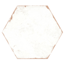 Echantillon Hexagonal effet Carreaux de Ciment Bohemia 21x25 cmLino White