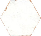 Echantillon Hexagonal effet Carreaux de Ciment Bohemia 21x25 cmLino White