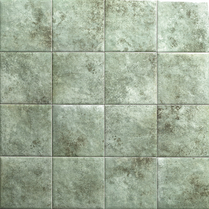 Carrelage Effet Pierre River Green 15x15 cm de Mainzu