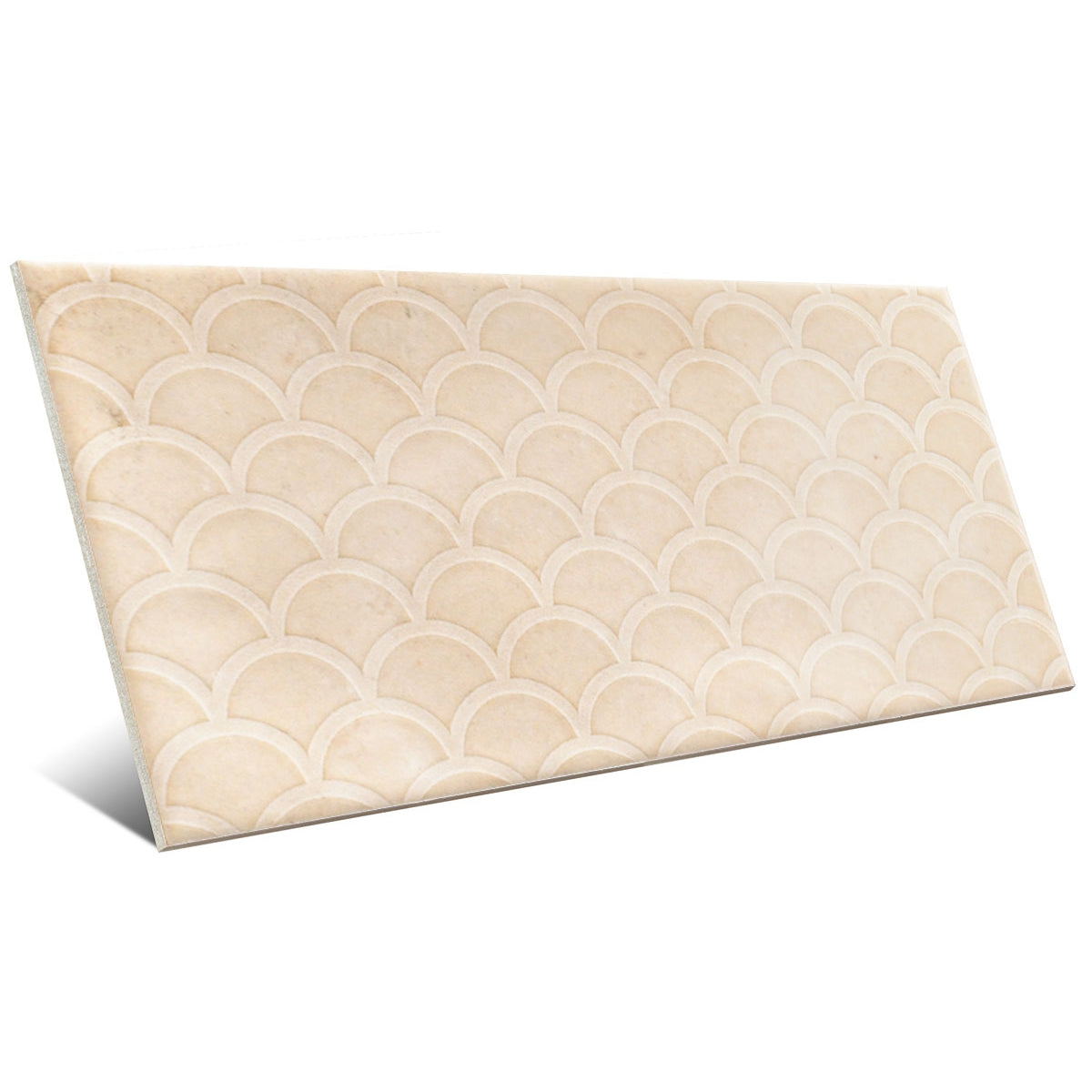 Carrelage Effet Zellige Camden Decor Bone 10x20 cm de Mainzu