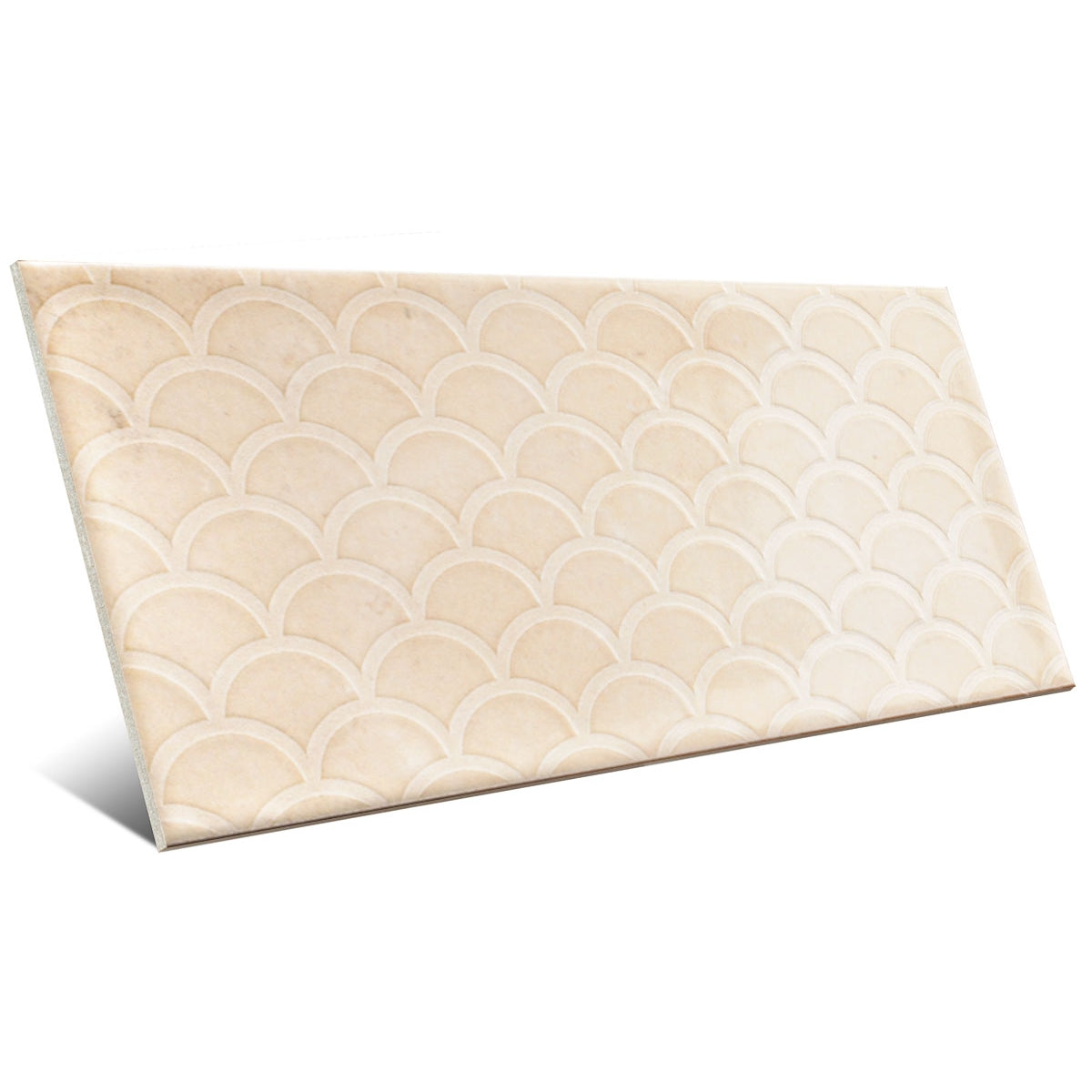 Carrelage Effet Zellige Camden Decor Bone 10x20 cm de Mainzu