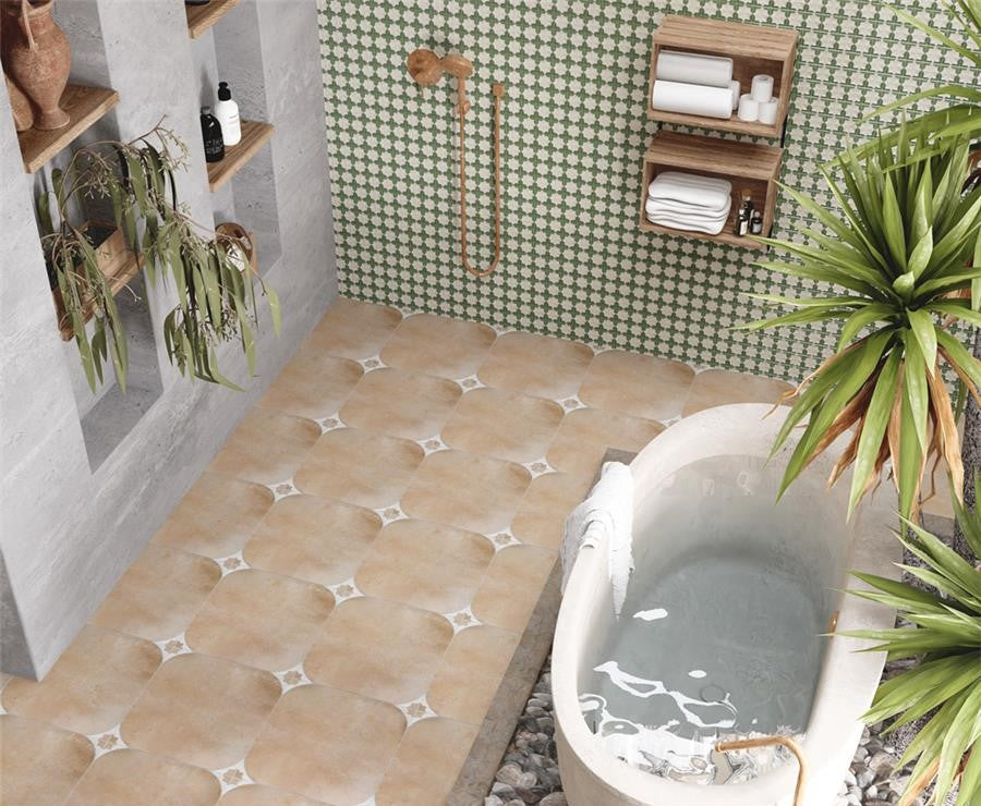 Carrelage Mural Decor Tetuan Arena Emerald  31x56 cm de Realonda