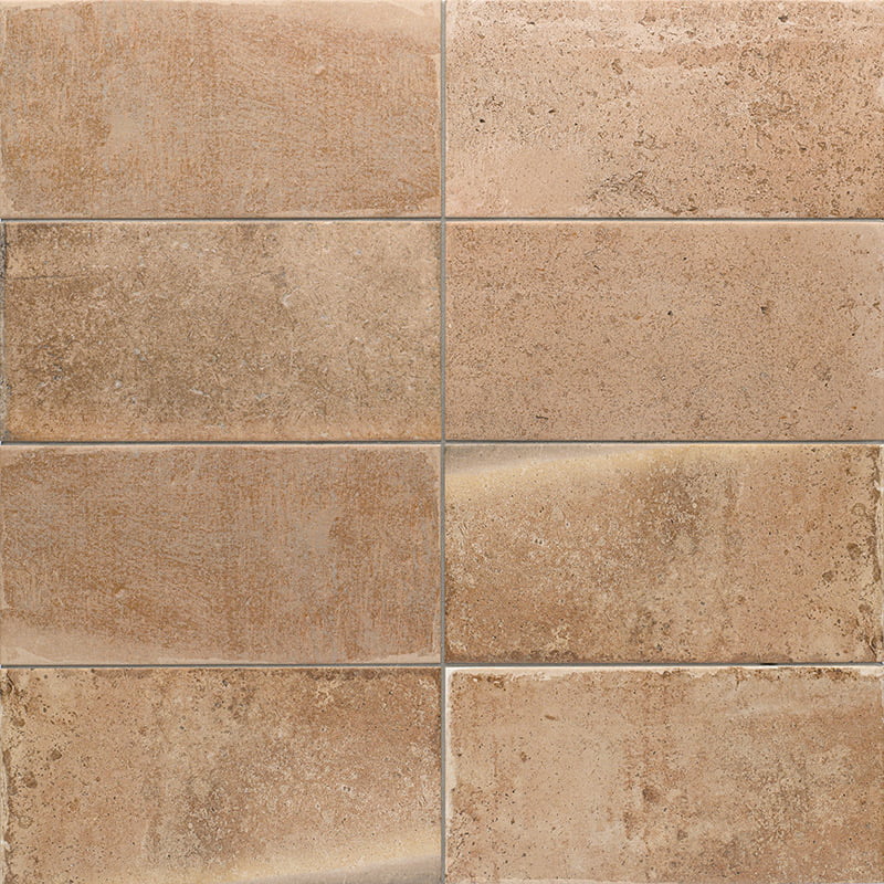 Carrelage Effet Pierre Clay Cotto 15x30 cm de Mainzu