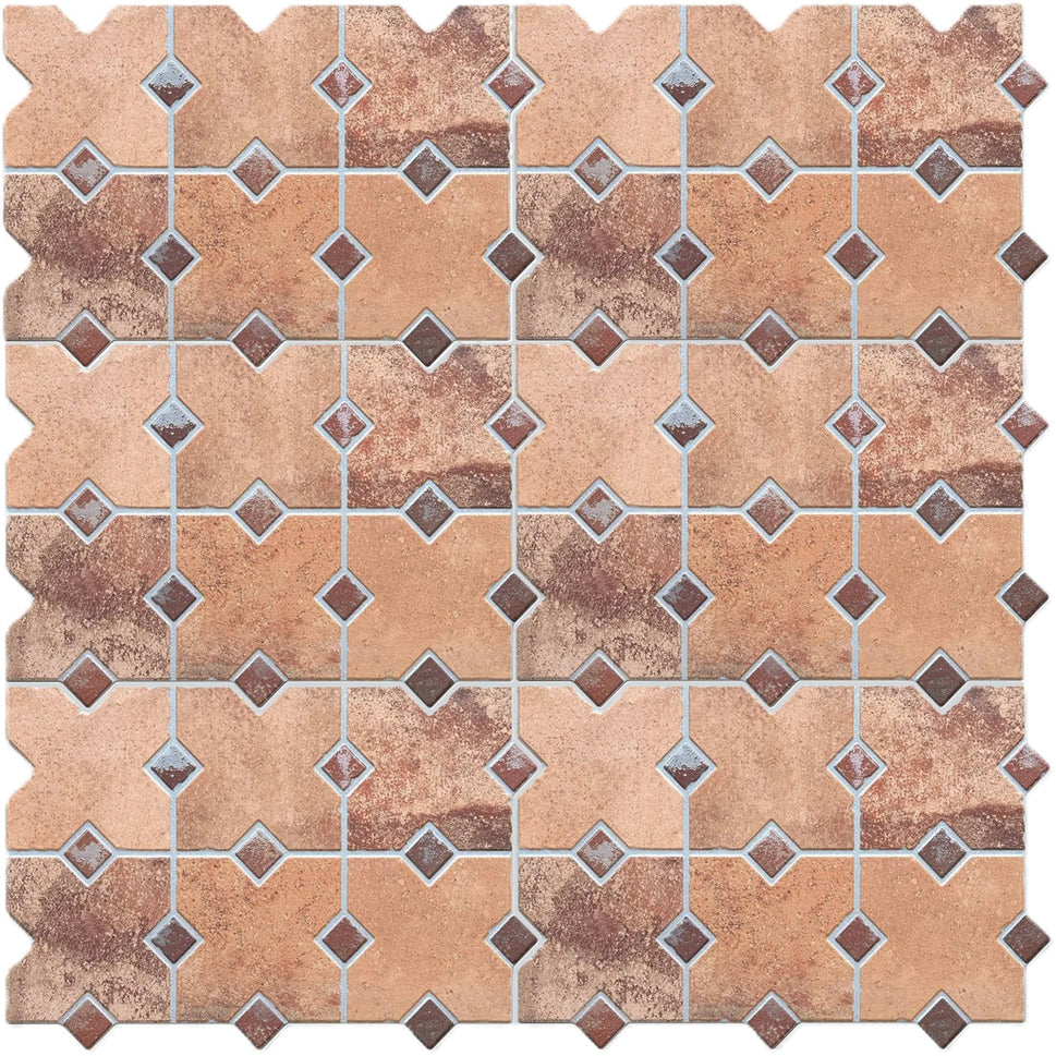 Carrelage Effet Pierre Cabochon Kurios Caldera 40x60 cm de Ecoceramic