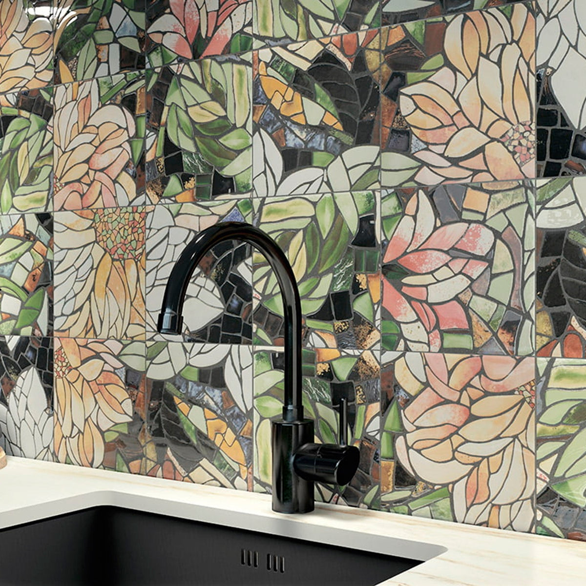 Carrelage Decor Mural Sinfonia 20x20 cm de Mainzu