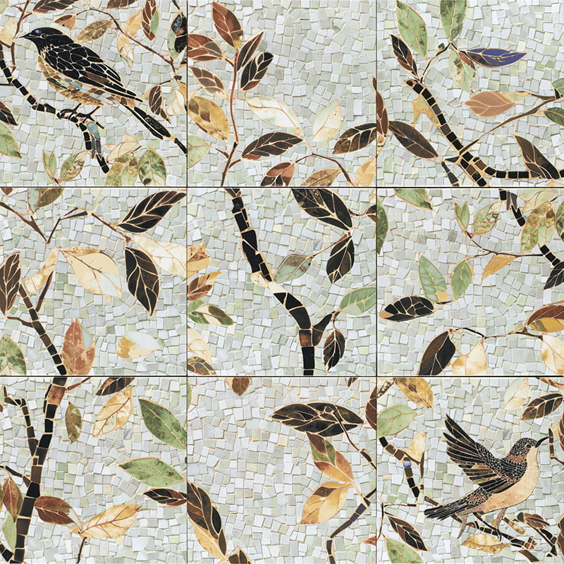 Fresque Murale Tiffany 20x20 cm de MainzuDecor Tiffany 20x20 cm Boite de 1 m²