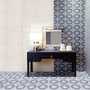 Carrelage Effet carreau de ciment Decor Water 20x20 cm de Mainzu20x20 cm Boite de 1 m² / Decor Water
