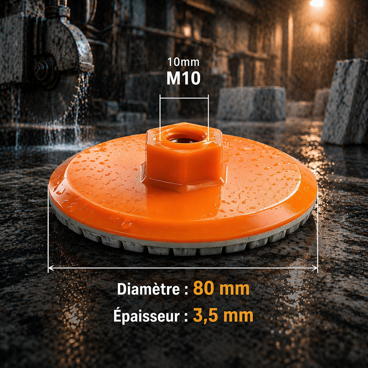Disque de Polissage Diamant – Chanfreinage Marbre & Carrelage