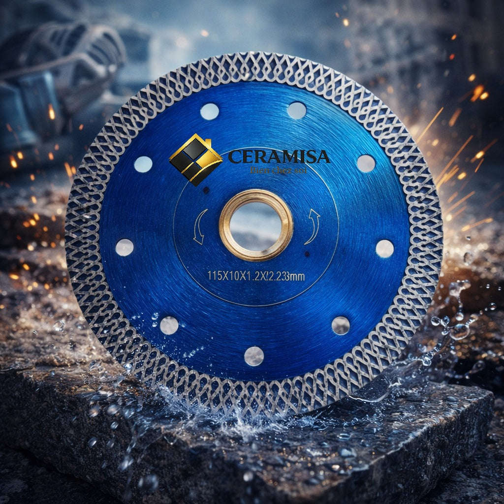Disque Diamant Carrelage & Matériaux – 115 / 125 mm Coupe Précise